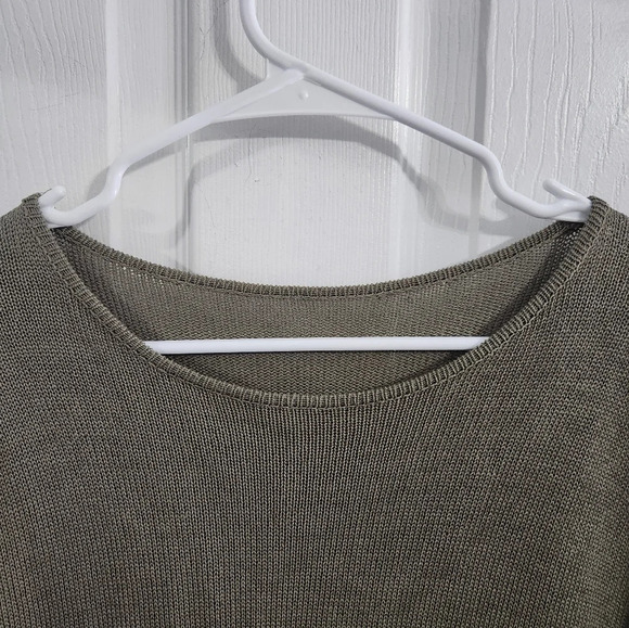 Vintage John Patrick for geoda design green open knit cardigan set beachy Large - Picture 13 of 16